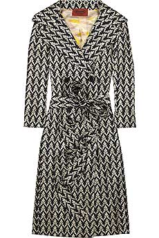 Missoni Leaf knit coat