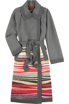 Missoni Maiolica wrap coat
