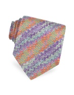 Missoni Variegated Bands Woven Silk Tie