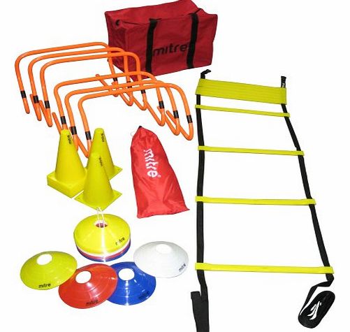 Mitre Agility Speed Training Kit - Red - One Size