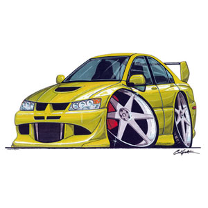 mitsubishi Evo 8 Kids T-shirt