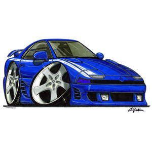 mitsubishi GTO - Blue T-shirt
