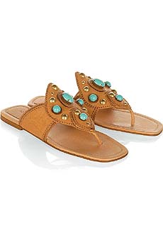 Miu Miu Flat Thong Gladiator Sandals