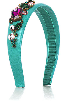 Miu Miu Jewel embellished headband