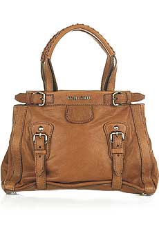 Miu Miu Leather Buckle Bag