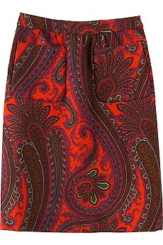 Miu Miu Paisley print skirt