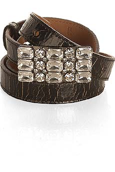 Miu Miu Rhinestone buckle belt