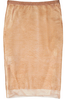 Miu Miu Sheer knitted pencil skirt