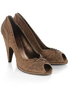 Miu Miu Suede studded shoes