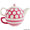 Mix and Match Pink Tea-For-One Teapot Including