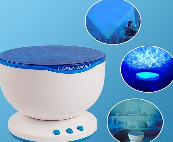 Mixed-Gadgets Ocean Pot Daren Waves Speaker Projector Projected Swinging light Lamp