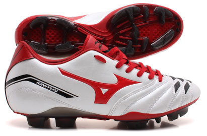 Mizuno Ignitus 2 FG Football Boots Pearl White/Red/Black