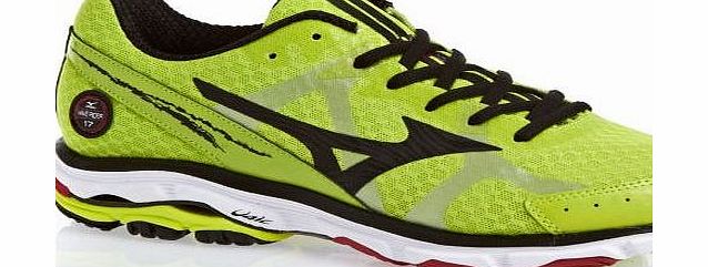 Mizuno Mens Mizuno Wave Rider 17 Shoes - Lime