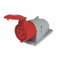 MK 380-415V MK Commando Interlocked Angled Socket 3P E N (IP44)