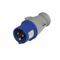 Industrial Commando Plug K9001 BLU 16A 240V