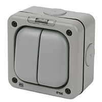 MK Masterseal Masterseal IP56 2G 1W Sw