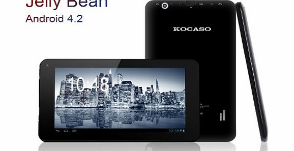 MM Electronics KOCASO M766 Google Android 4.2 capacitive 7`` Dual Core 1.5GHz 8GB Dual Camera Tablet PC-Black