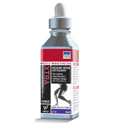 MM USA Xtra Creatine Serum with Glutamine (Unisex) (XTRA - Strawberry (5.1 fl.oz))