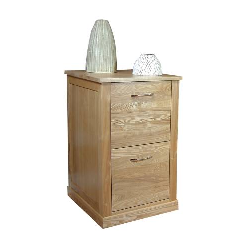 Mobel Oak 2 Drawer Filing Cabinet