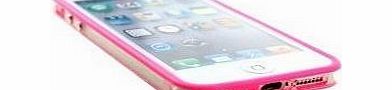 Mobi Lock Apple iPhone 5 / 5S / 5C Pink (light) Edges and Clear Silicone Bumper / Rim Case - by Mobi Lock�
