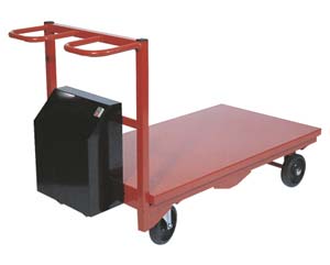 Mobile battery scissor lifting table