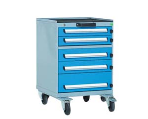 mobile drawer cabinets (low 5drwrs)