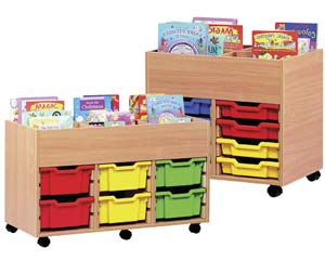 Mobile kinderboxes trays