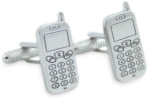 Mobile Phone Cufflinks