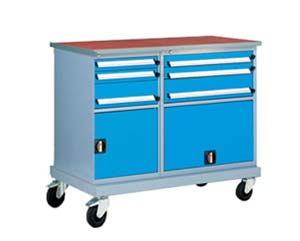 mobile storage benches 125w (cm) 6drwrs