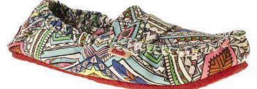 Mocks womens mocks multi canvas moccasin flats