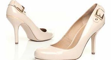 Moda In Pelle Buckle Court Shoes