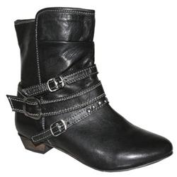 Moda In Pelle Female Barac Black Leather ?40 plus in Black