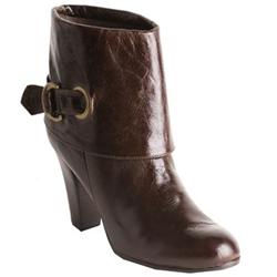Moda In Pelle Female Bustle Brown Leather Leather Upper Leather Lining Leather Lining Ankle in Brown