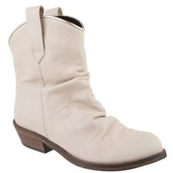 Moda In Pelle Female Carac Cream Leather Casual in Cream