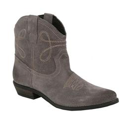 Moda In Pelle Female Cheeki Taupe Suede Casual in Taupe