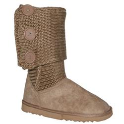 Moda In Pelle Female Dai Beige Fabric Casual in Beige