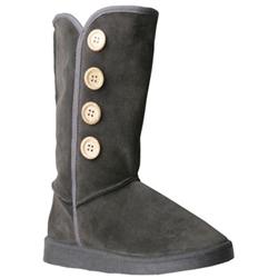 Moda In Pelle Female Dennie Grey Suede Casual in Grey