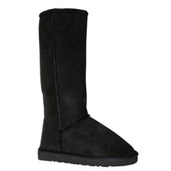 Moda In Pelle Female Edah Black Alcantara Casual in Black