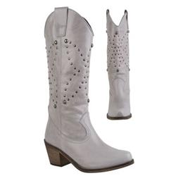 Moda In Pelle Female Elsdon Grey Leather Casual in Grey