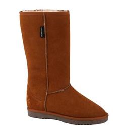 Moda In Pelle Female Furry Tan Sheepskin Leather Upper Leather Lining Leather Lining Casual in Tan