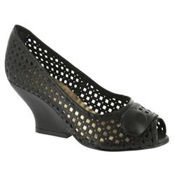 Moda In Pelle Female Galia Black Leather Leather Upper Manmade Lining Manmade Lining in Black