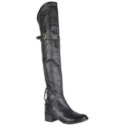 Moda In Pelle Female Harllow Black Leather Casual in Black