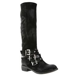 Moda In Pelle Female Hersay Black Suede Casual in Black