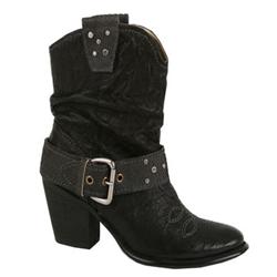 Moda In Pelle Female Ibeetha Black Leather Leather Upper Manmade Lining Manmade Lining Casual in Black