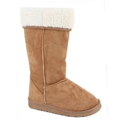 Moda In Pelle Female Kumfi Tan Alcantara Fabric Upper Fabric Lining Fabric Lining Calf/Knee in Tan