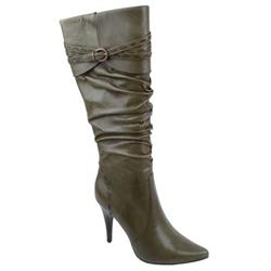 Moda In Pelle Female Minelli Khaki Leather Leather Upper Leather Lining Leather Lining Calf/Knee in Khaki