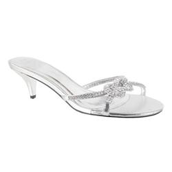 Moda In Pelle Female Rosella Silver Porvair Evening in Silver