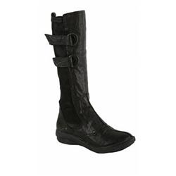 Moda In Pelle Female Shazzam Black Leather Leather Upper Manmade Lining Manmade Lining Casual in Black