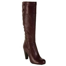 Moda In Pelle Female Valera Burgundy Leather Leather Upper Fabric Lining Fabric Lining in Burgundy