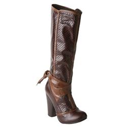 Moda In Pelle Female Verlia Brown Leather Leather Upper Leather Lining Leather Lining Calf/Knee in Brown